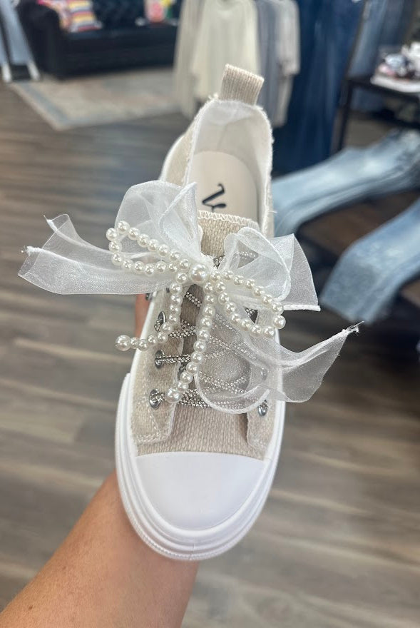 Aman Pearls Sneaker by Very G