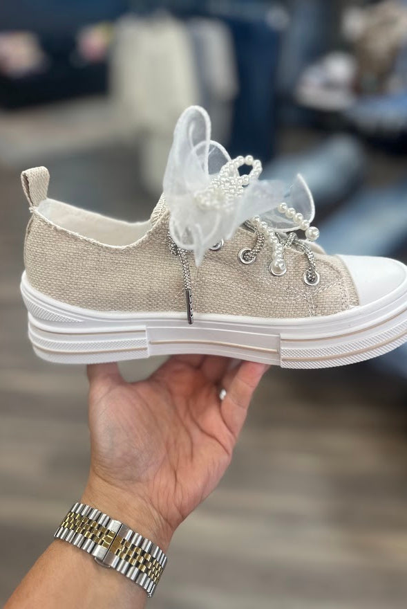 Aman Pearls Sneaker by Very G