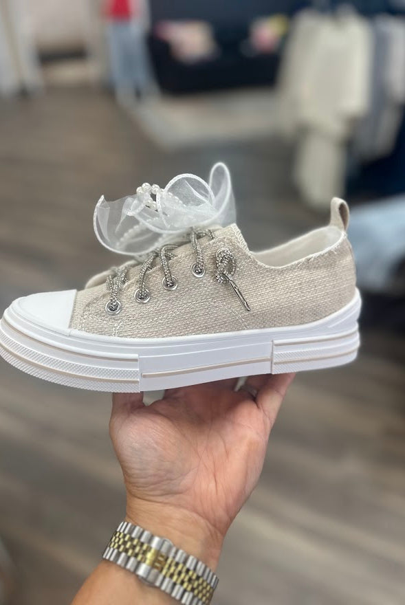 Aman Pearls Sneaker by Very G