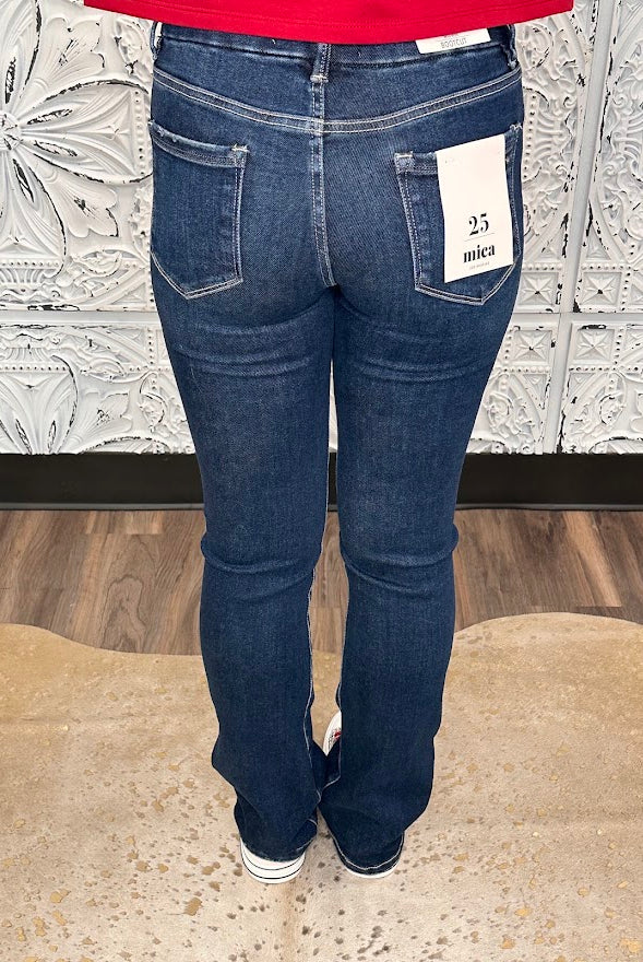 Classic Mid-Rise Bootcut Jeans