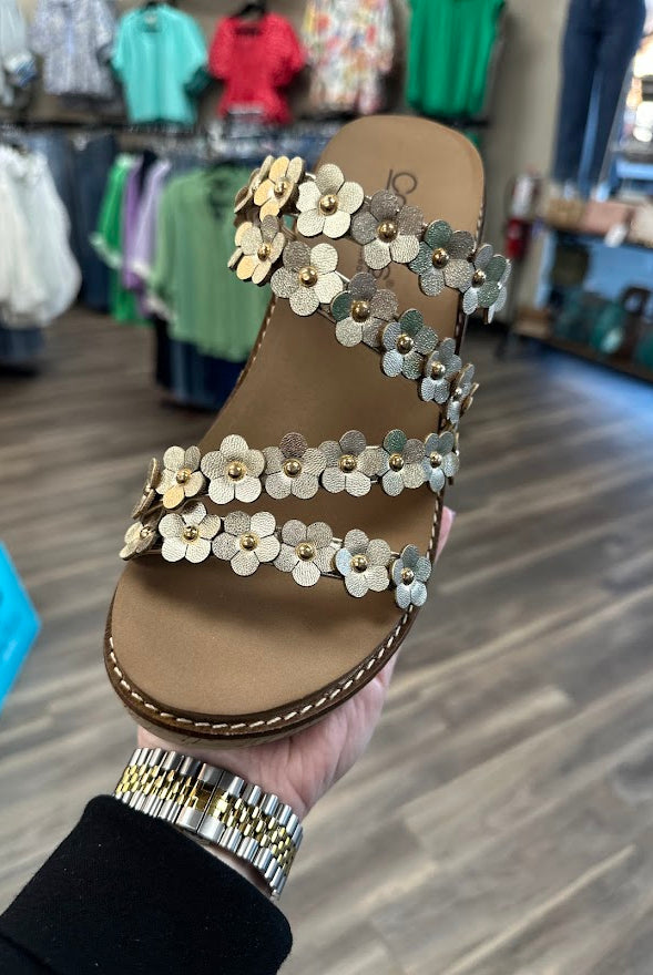 corkys wedges, corkys lets be friends sandals, gold wedge sandals, floral wedge sandals, cork platform wedges, comfortable corkys shoes