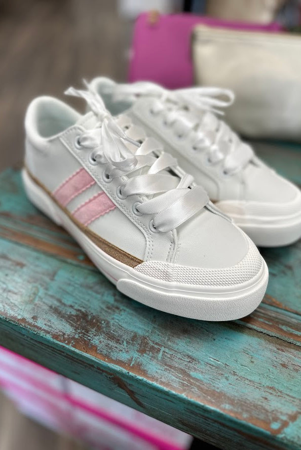 corkys sneakers, pink stripe sneakers, platform sneakers women, corkys platform shoes, cute comfortable sneakers, white fashion sneakers, casual platform shoes