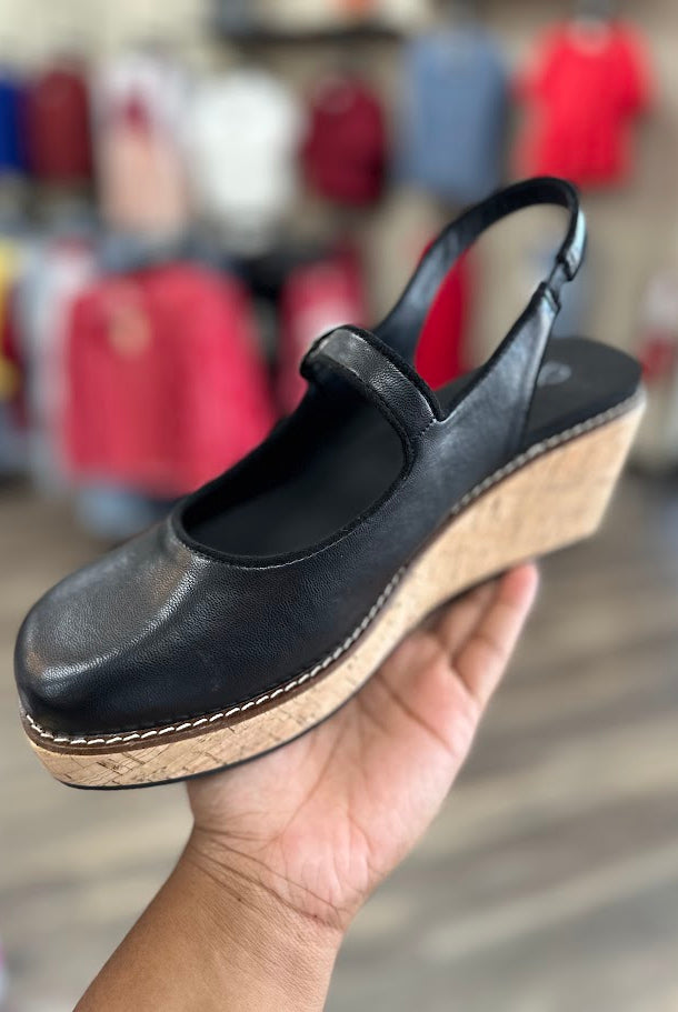 Corkys Pity Party Black Wedge