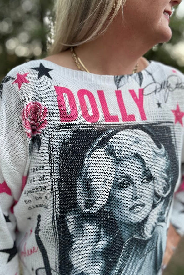 Dolly Parton Graphic Long Sleeve Top