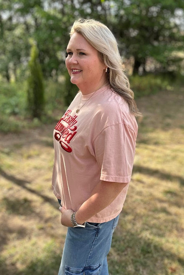 “Easily Annoyed” Cropped Graphic Tee