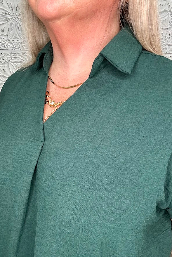 Essential Air Flow V-Neck Blouse