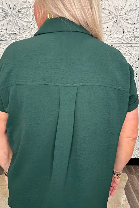 Essential Air Flow V-Neck Blouse
