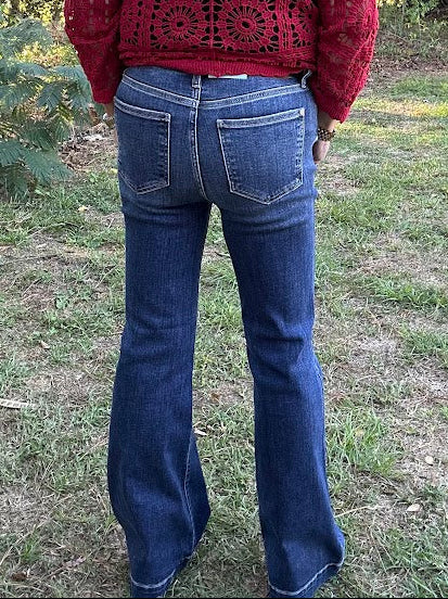 Judy Blue Petite Trouser Flare Jeans