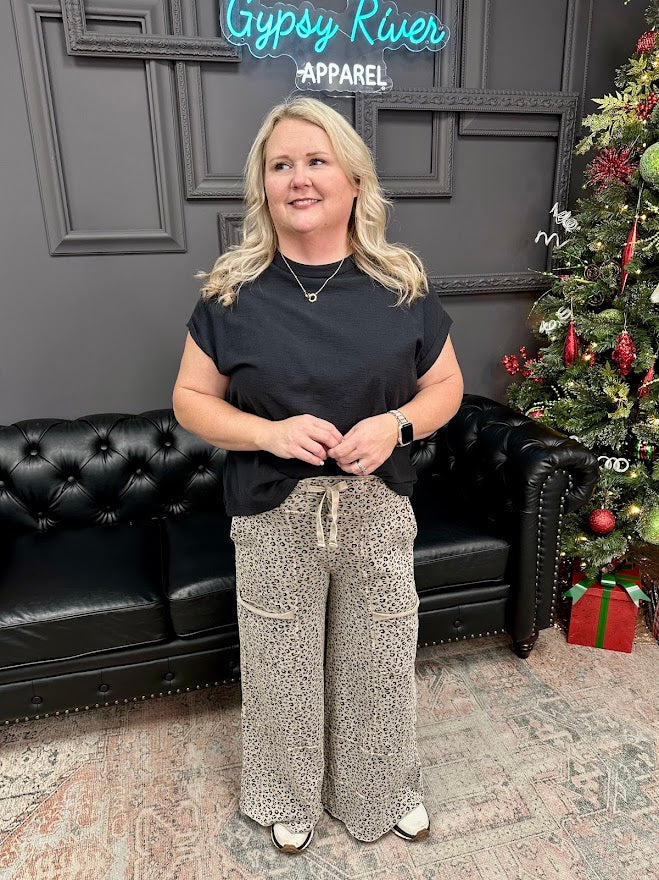 wide leg pants, printed lounge pants, drawstring pants, boho pants, relaxed fit trousers, boutique pants, soft flowy pants, everyday comfort wear, casual printed bottoms, rayon wide leg pants