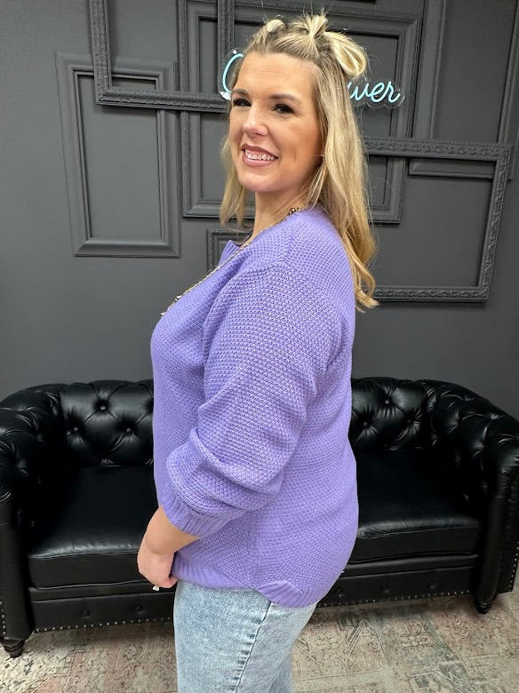 round neck sweater, basic sweater, midweight sweater, women’s knit sweater, everyday sweater, layering sweater, boutique sweaters, Gypsy River Apparel