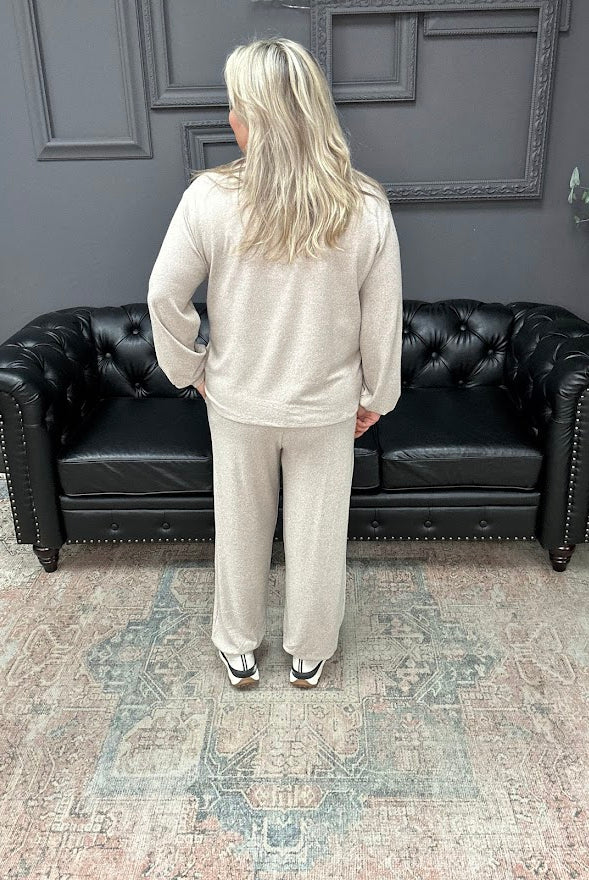 hacci set, lounge set, jogger set, matching set women, comfy lounge wear, casual two piece set, boutique loungewear, Gypsy River Apparel