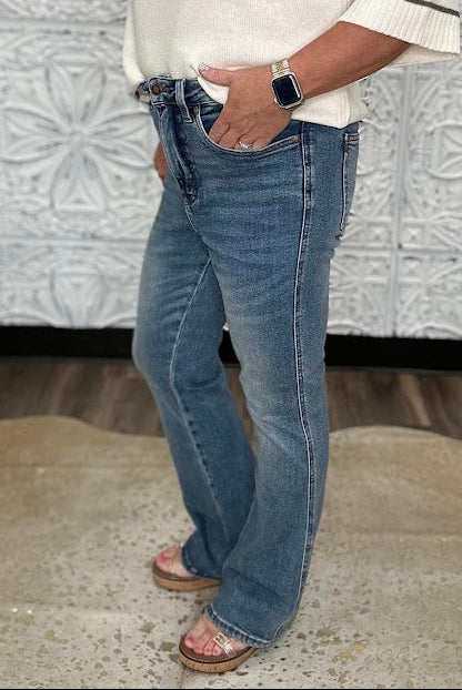 Judy Blue High Waist Tummy Control Daisy Bootcut Jeans – Multi Inseam