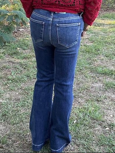 Judy Blue Petite Trouser Flare Jeans