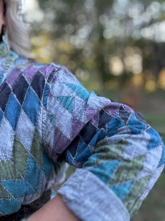 Kaleidoscope Reversible Printed Trench Dress