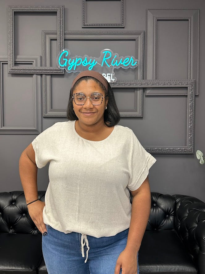 linen blend top, casual blouse, drawstring hem top, relaxed fit shirt, breathable linen top, boutique casual top, short sleeve blouse, neutral summer top, soft lightweight shirt, everyday essentials