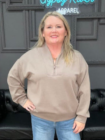 modal scuba quarter zip
women’s casual pullover
half zip sweatshirt
relaxed fit top
cozy everyday wear
soft modal blend
lightweight layering piece
quarter zip lounge top
neutral zip pullover
versatile casual sweatshirt
comfy oversized pullover
athleisure quarter zip
women’s weekend wear
modern casual style
elevated basics for women