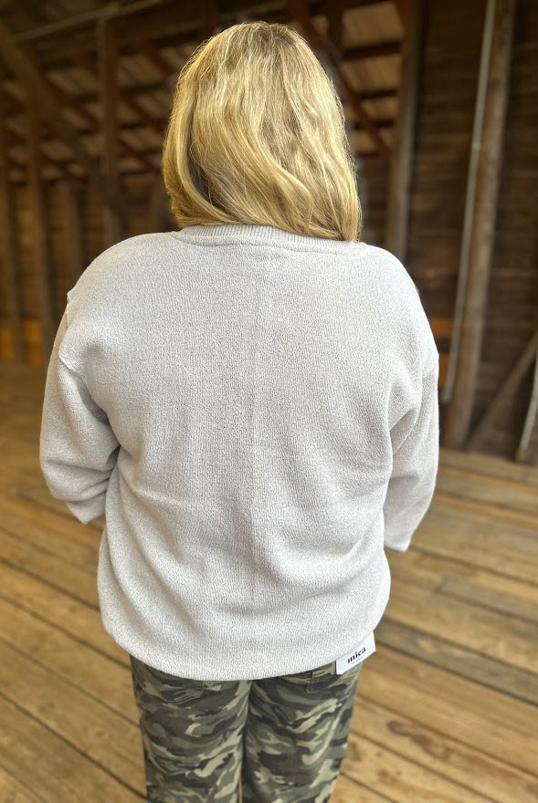 Painted Pumpkin Graphic Sweatshirt