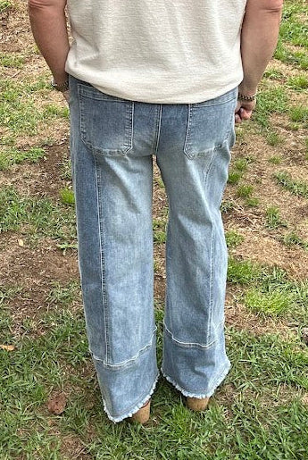 Trendy Wide Leg Drawstring Pants
