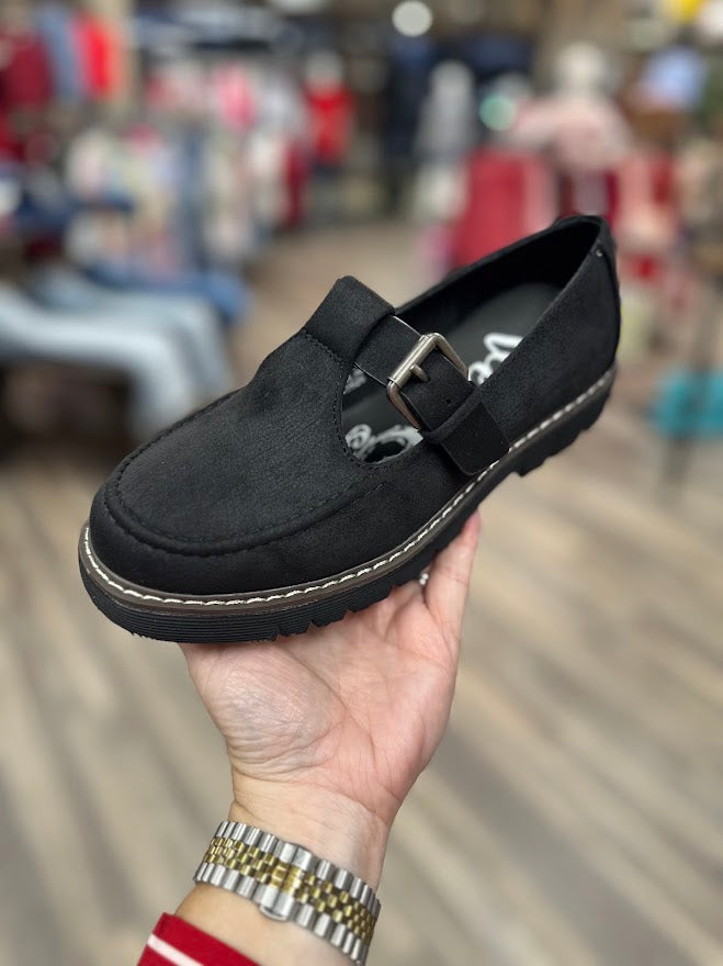 Very G Roni Black Mary Jane Loafer