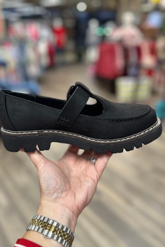 Very G Roni Black Mary Jane Loafer