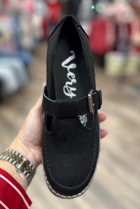 Very G Roni Black Mary Jane Loafer