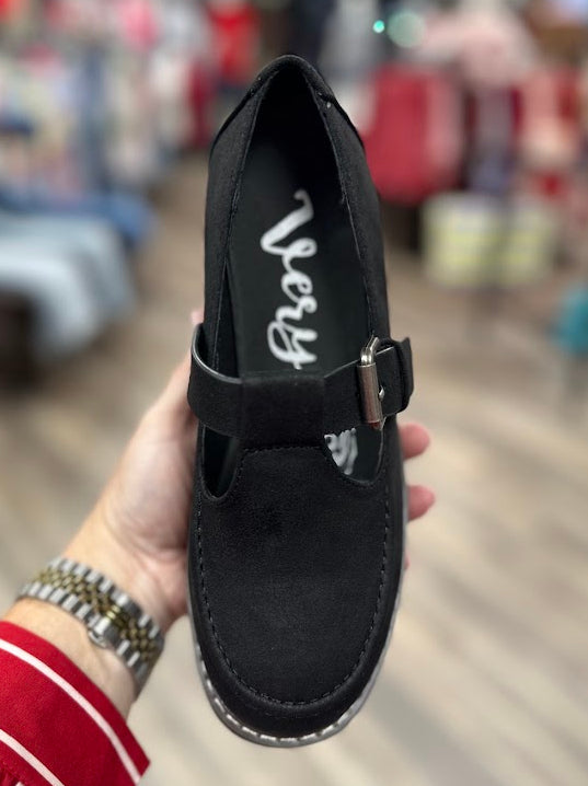 Very G Roni Black Mary Jane Loafer