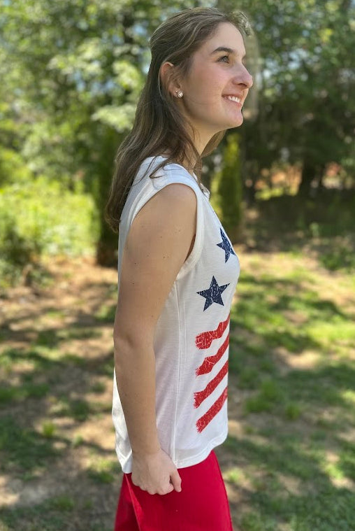 Vintage Stars and Stripes Tank