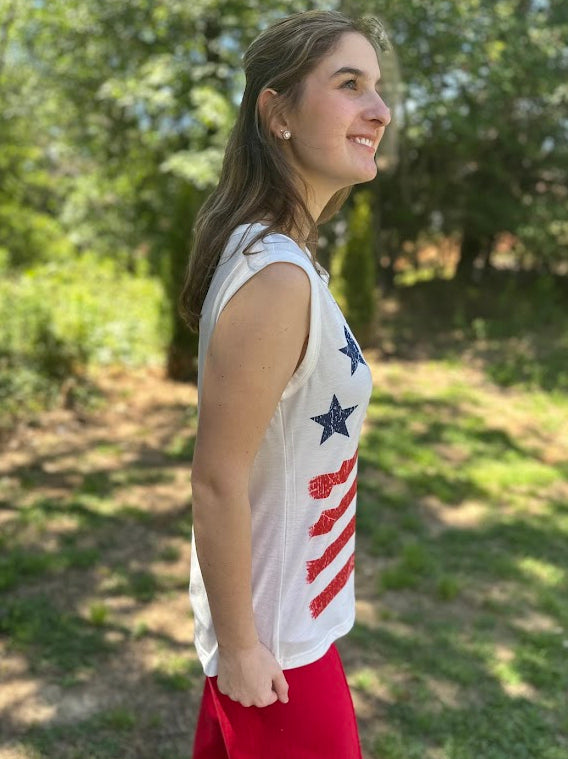 Vintage Stars and Stripes Tank