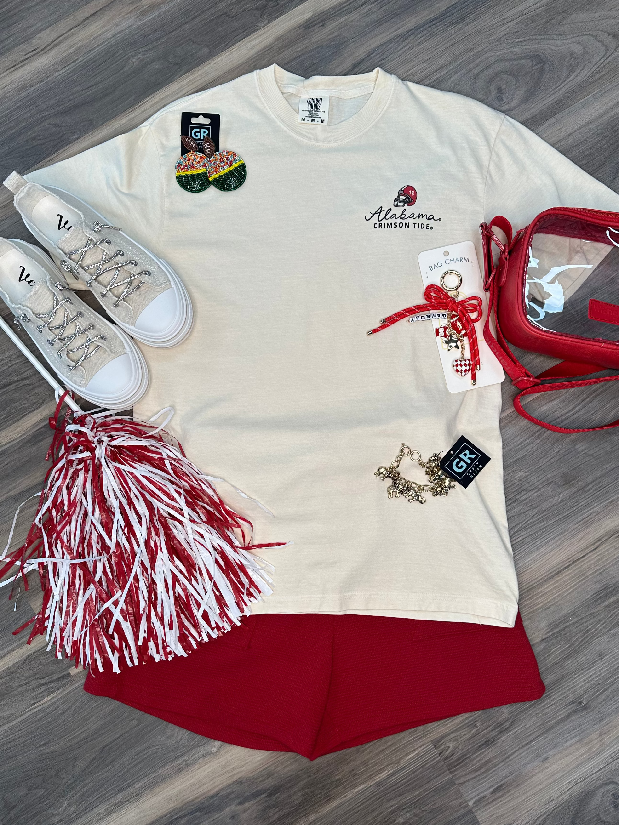 University of Alabama tee, Crimson Tide shirt, Big Al shirt, Comfort Colors Alabama tee, Alabama traditions tee, officially licensed Bama gear, game day tee