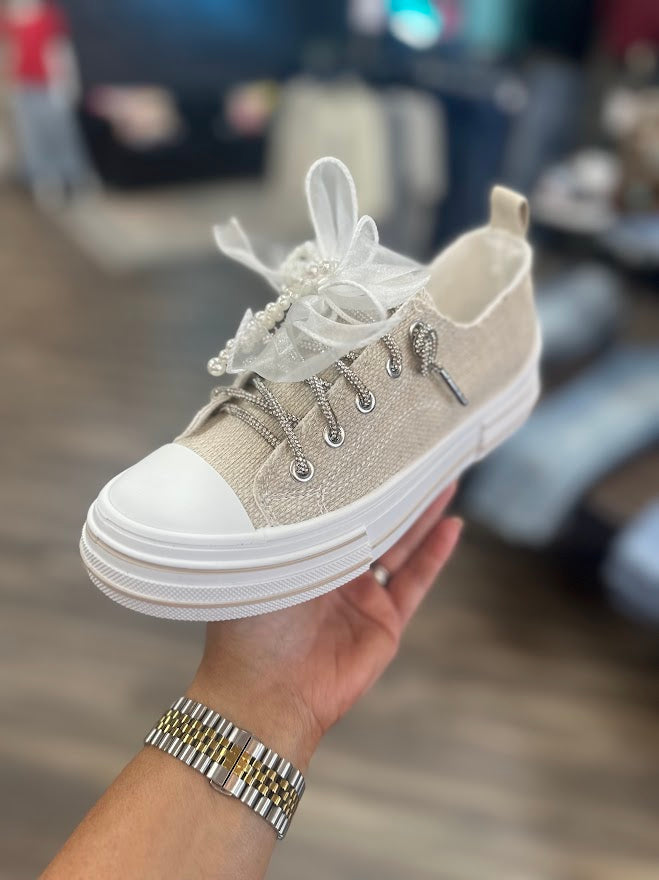 Aman Pearls Sneaker by Very G
