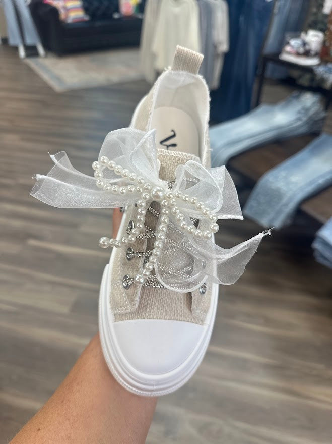 Aman Pearls Sneaker by Very G