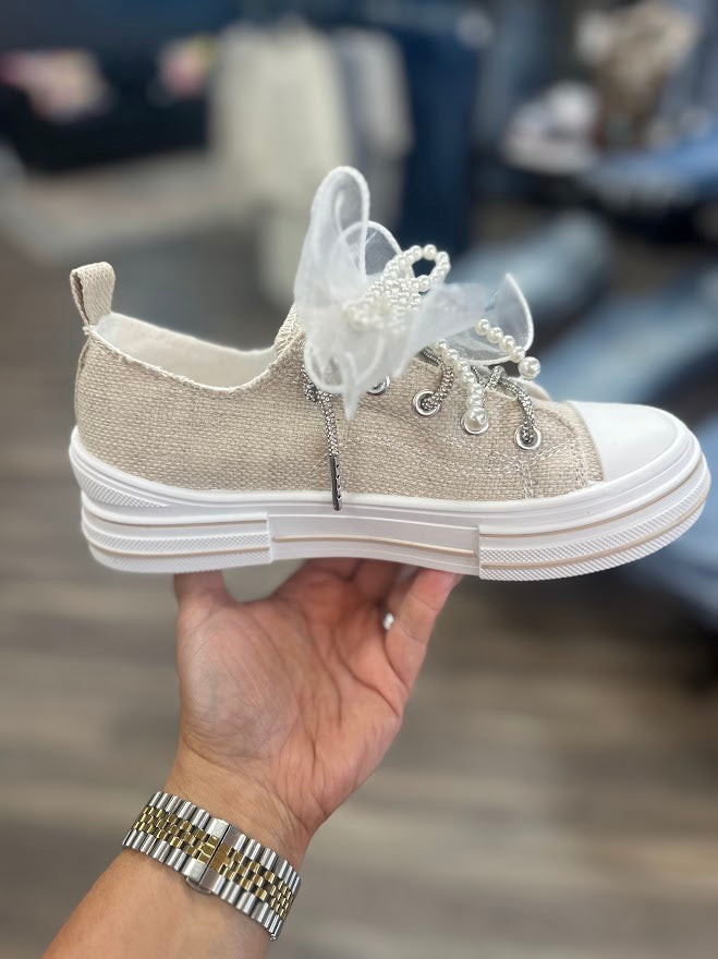 Aman Pearls Sneaker by Very G