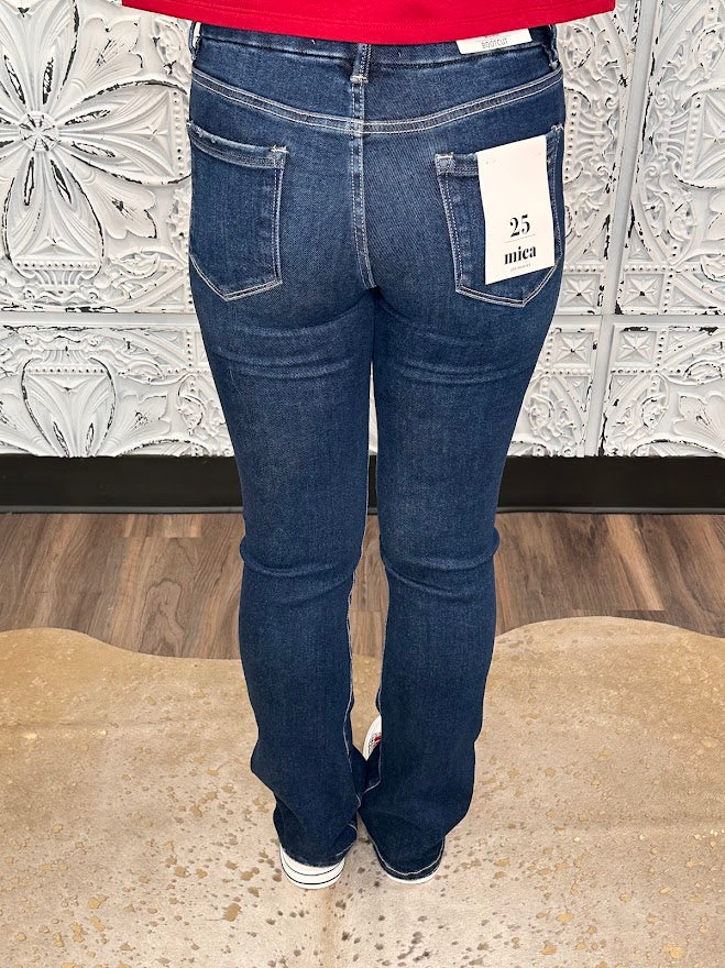 Classic Mid-Rise Bootcut Jeans