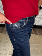 Classic Mid-Rise Straight Ankle Jeans