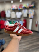 Corky's Heads Up Red Metallic Sneaker