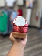 Corky's Heads Up Red Metallic Sneaker