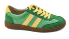 Corkys sneakers, green sneakers women, sporty sneakers, retro style tennis shoes, Corkys Head Up, casual lace up sneakers