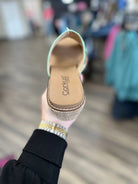 corkys wedges, green wedge sandals, corkys platform sandals, braided wedge shoes, comfortable wedges for women, corkys sandals, spring wedges, summer platform sandals