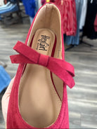 Corkys Layover Faux Suede Mary Jane Flat