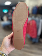Corkys Layover Faux Suede Mary Jane Flat