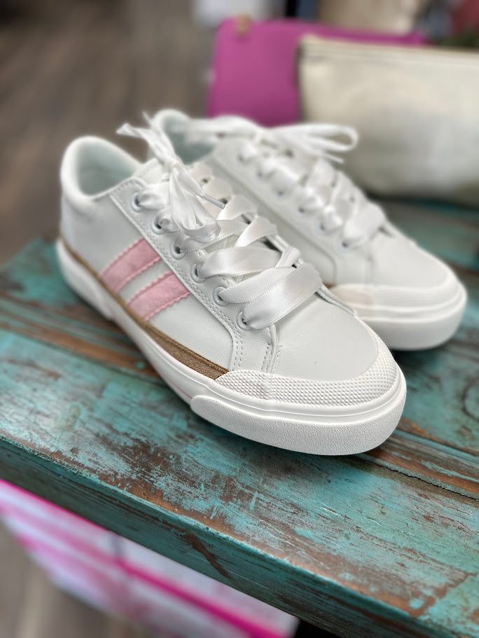 corkys sneakers, pink stripe sneakers, platform sneakers women, corkys platform shoes, cute comfortable sneakers, white fashion sneakers, casual platform shoes