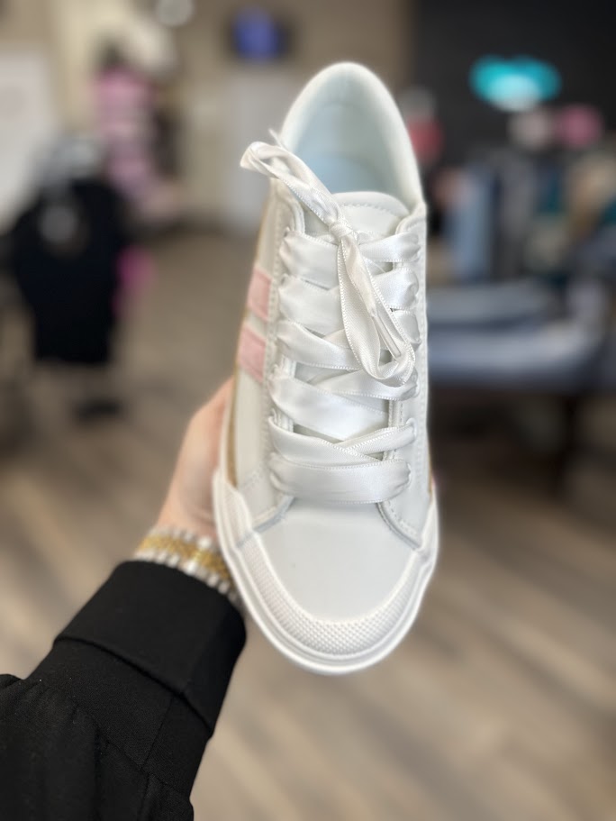 corkys sneakers, pink stripe sneakers, platform sneakers women, corkys platform shoes, cute comfortable sneakers, white fashion sneakers, casual platform shoes