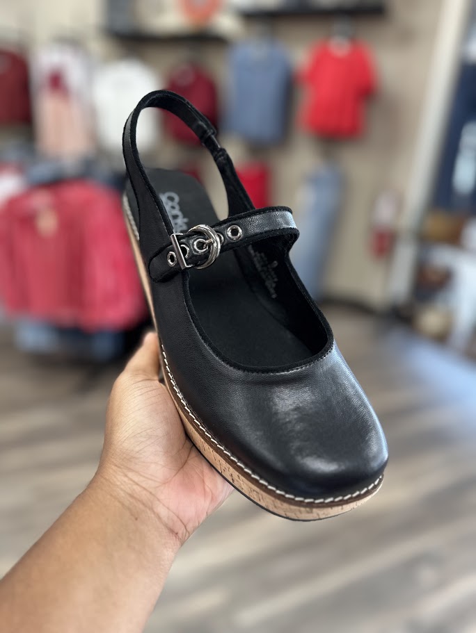 Corkys Pity Party Black Wedge