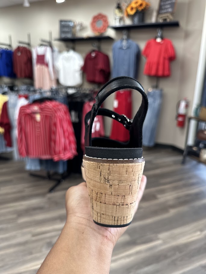 Corkys Pity Party Black Wedge
