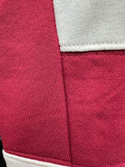 Crimson & Ivory Striped game day Top 
