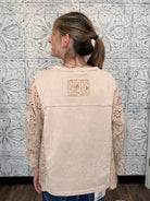 Desert Bloom Patchwork Mineral Wash Top