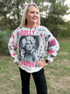 Dolly Parton Graphic Long Sleeve Top