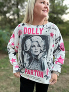 Dolly Parton Graphic Long Sleeve Top