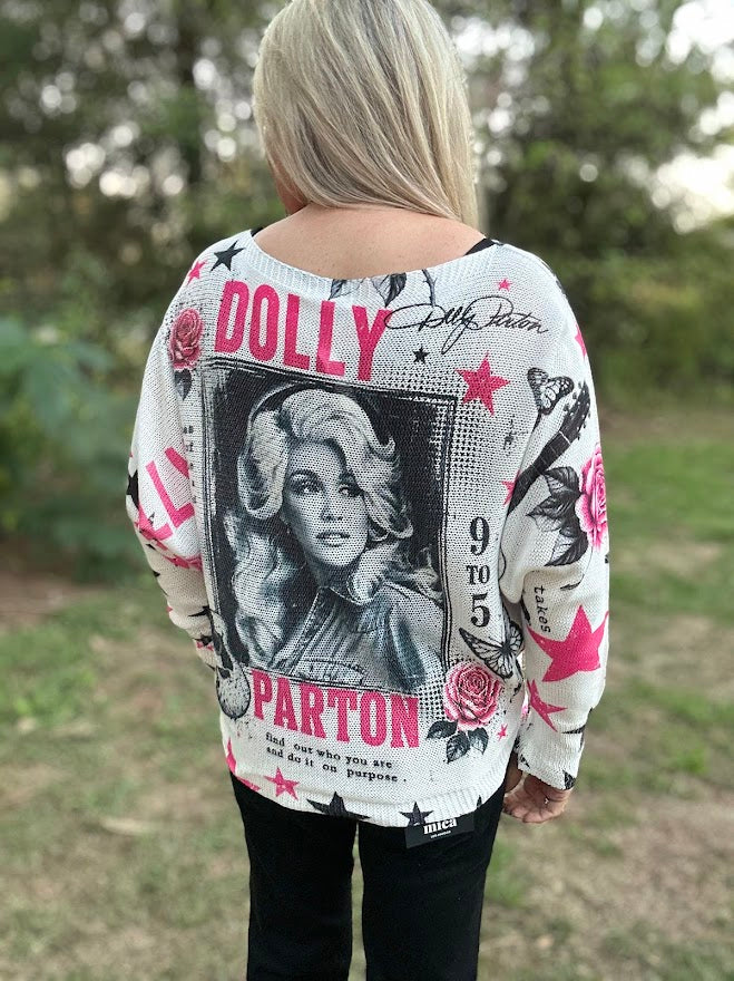 Dolly Parton Graphic Long Sleeve Top