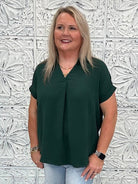 Essential Air Flow V-Neck Blouse